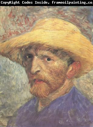 Vincent Van Gogh Self-Portrait with Straw Hat (nn04)